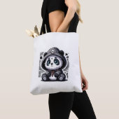かわいいパンダバッグ トートバッグ (クローズアップ)