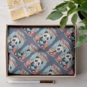 かわいいパンダパジャマパーティーコージースリーポバーエステティック 薄葉紙 (ギフト)