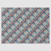 かわいいパンダパジャマパーティーコージースリーポバーエステティック 薄葉紙 (正面)