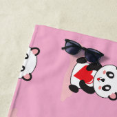 かわいいパンダビーチタオル子供用 ビーチタオル (インサイチュ)