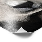 かわいいパンダベアかわいい動物愛好家完璧なギフト フォトプリント (角)