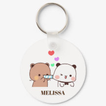 かわいいパンダベアーラブモノグラム