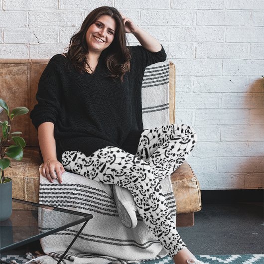 かわいいパンダベア柄の楽しい動物 レギンス