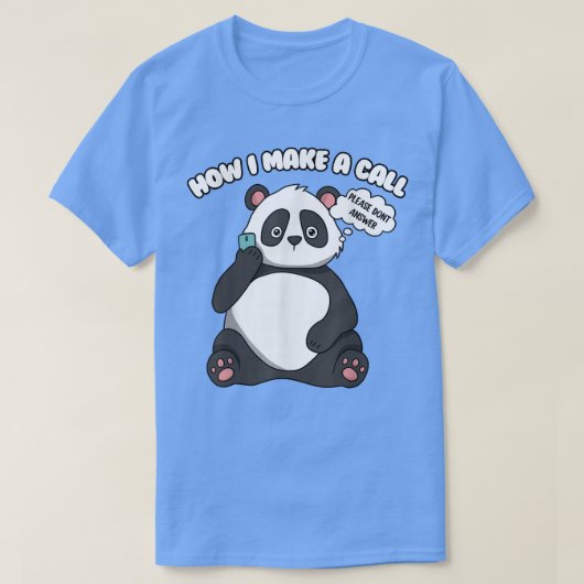 かわいいパンダベア Tシャツ (デザイン正面)