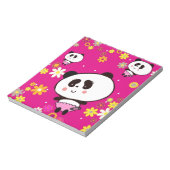 かわいいパンダベビーのperxonalized ノートパッド (回転)
