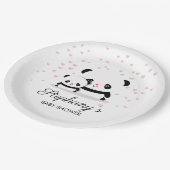 かわいいパンダベビーシャワー紙プレート ペーパープレート (アングル)