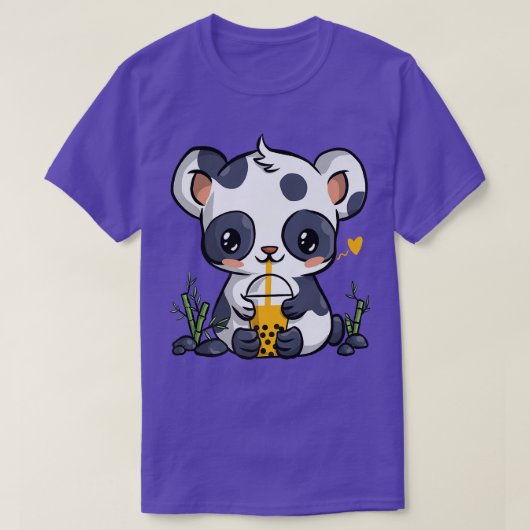 かわいいパンダボバブルティードリンカーアニメギフトGi Tシャツ (デザイン正面)