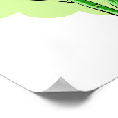 かわいいパンダ名前をカスタムするポスター ポスター (角)