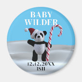 かわいいパンダ妊娠告知マグネット マグネット (正面)