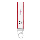 かわいいパンダ熊カスタムモノグラム リストバンドキーホルダー (鍵ボトム)