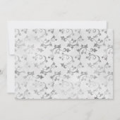 かわいいパンダ熊バレリーナ赤ちゃん女の子シャワーバイメール 招待状 (裏面)