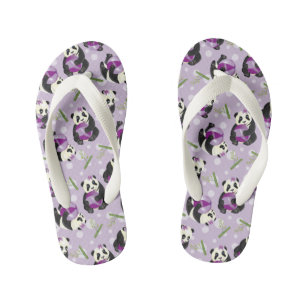 かわいいパンダ熊ベビーガール遊ズボール キッズビーチサンダル