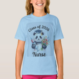かわいいパンダ看護チーム 2026 マッチングTシャツ Tシャツ