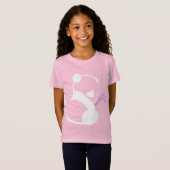 かわいいパンダ竹 Tシャツ (正面フル)