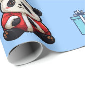 かわいいパンダ誕生日ラッピング紙 ラッピングペーパー (ロールコーナー)