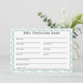 かわいいパンダ赤ちゃん予測ゲーム 招待状 (スタンド正面)