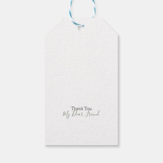 かわいいパンダ遊の竹園ホワイトバー ギフトタグ (裏面)