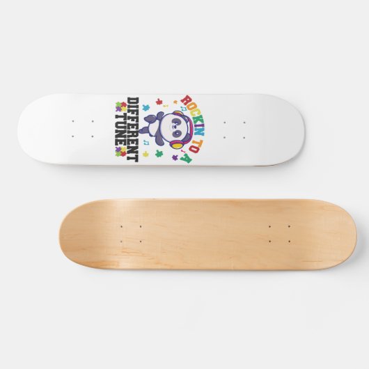 かわいいパンダ違うの自閉症に心を動かす スケートボード (横)