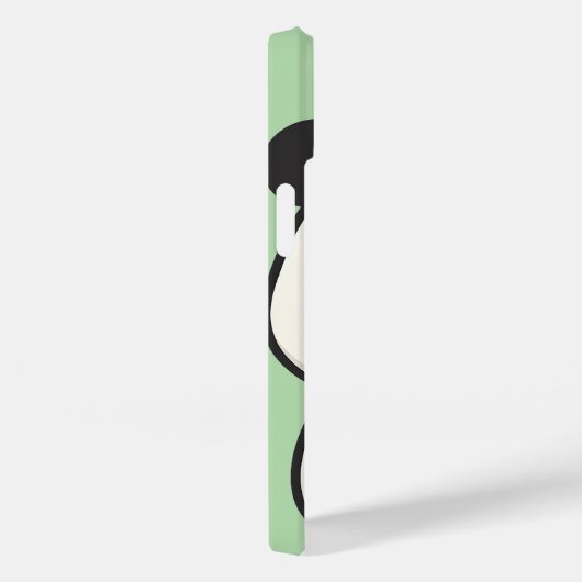 かわいいパンダ食べの竹 – 愛らしい動物の漫画 Case-Mate iPhoneケース (裏面 / 右)