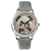 かわいいパンダ食べラーメン