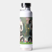 かわいいパンダ飲みミルクシェイクパーソナライズされたキッズ ウォーターボトル (右面)