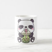 かわいいパンダ飲み抹茶バブルティー コーヒーマグカップ (中央)