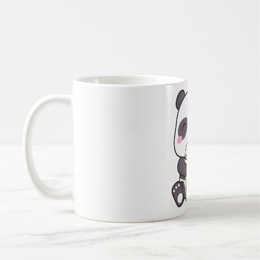 かわいいパンダ飲み抹茶バブルティー コーヒーマグカップ (左)
