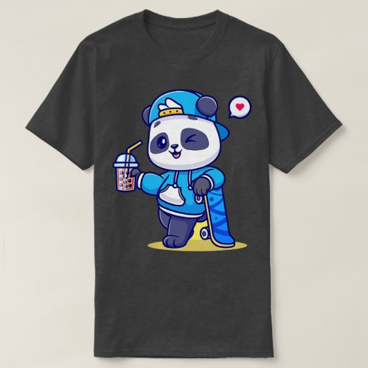 かわいいパンダ11 Tシャツ (デザイン正面)