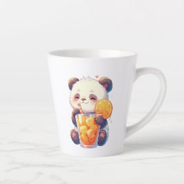 かわいいパンダ オレンジジュース マグカップ | 可愛い パンダ