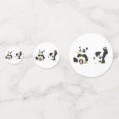 かわいいパンダ コンフェッティ (裏面)