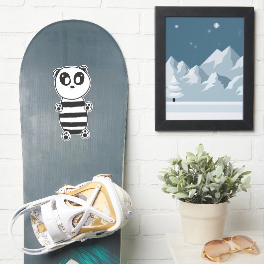 かわいいパンダ シール (スノーボード)