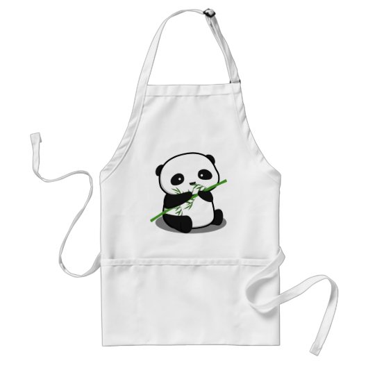 かわいいパンダ スタンダードエプロン (正面)