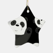 かわいいパンダ セラミックオーナメント (右)