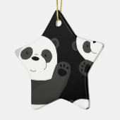 かわいいパンダ セラミックオーナメント (左)