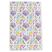 かわいいパンダ&タイガーバブルティーキッズ ミディアムペーパーバッグ (正面)