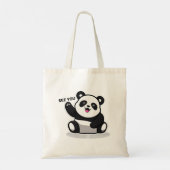 かわいいパンダ トートバッグ (裏面)