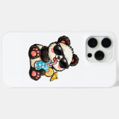 かわいいパンダ ドリンク Case-Mate iPhoneケース (裏面 (横))