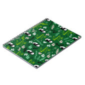 かわいいパンダ ノートブック (左側)