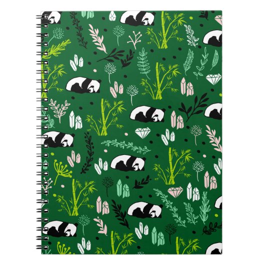 かわいいパンダ ノートブック (正面)
