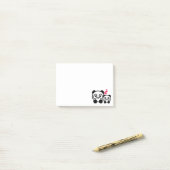 かわいいパンダ ポストイット (デスク上)