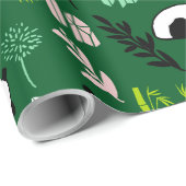 かわいいパンダ ラッピングペーパー (ロールコーナー)