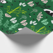 かわいいパンダ ラッピングペーパー (角)