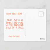 かわいいパンダ「愛のパンダのモニウム」 ポストカード (裏面)