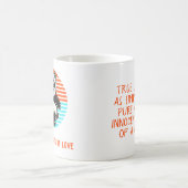 かわいいパンダ「愛のパンダのモニウム」マグカップ コーヒーマグカップ (中央)