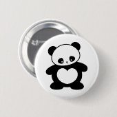 かわいいパンダ 缶バッジ (正面&裏面)