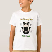 かわいいパンダ Tシャツ (正面)