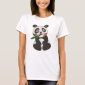 かわいいパンダ Tシャツ (正面)