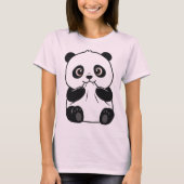 かわいいパンダ Tシャツ (正面)
