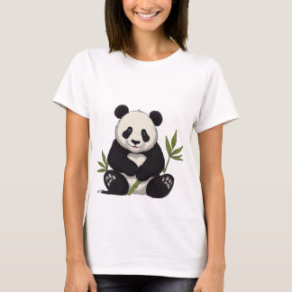 かわいいパンダTシャツ Tシャツ