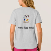 かわいいパンダTシャツ Tシャツ (裏面)